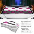 thumbnail image 5 of XMXT Car Sun Shade Windshield, Striped Lipstick Pattern Sunshade for Car Windshield Sun Shades for Car SUV Truck, s, 5 of 9