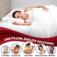 thumbnail image 2 of Core Products Tri-Core Ultimate Cervical Pillow for Neck Pain, Extra Firm, Orthopedic Contour Support, Full Size, White, 2 of 9