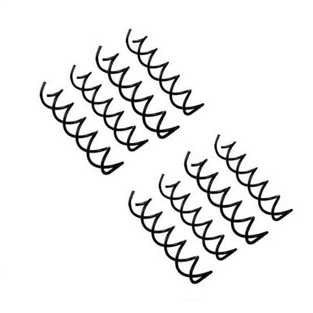 Pinzas para el pelo en espiral de metal portátil de 8 piezas, pinzas para moño, palillo para el estilo de pelo DIY