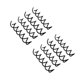 thumbnail image 1 of Pinzas para el pelo en espiral de metal portátil de 8 piezas, pinzas para moño, palillo para el estilo de pelo DIY, 1 of 5