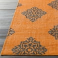 thumbnail image 2 of BoutiqueRugs Mastic Traditional, Transitional Area Rug - Burnt Orange, Black - 8' x 11', 2 of 9