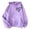 A, variant on Women's Print Long Sleeved Sweatshirt Blouse Pullover Solid Color Hooded Winter Hoodie Women Snap Button Hoodie Loose Hooded Sweatshirt Women
