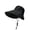 Black, variant on UPF 50+ Sun Wide Brim Hat Outdoor Summer Beach Travel Packable Visor For Gardening Hiking