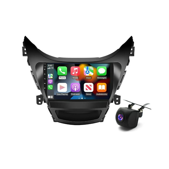 Android 15 Car Stereo Radio 9in 2GB 32G Bluetooth WiFi for Hyundai Elantra 2011-2013 Wireless CarPlay Android Auto GPS FM/RDS SWC Hi-Fi