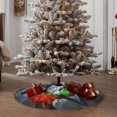 thumbnail image 4 of Goofa The Nightmare Before Christmas Pattern Christmas Tree Skirt with Ties, Christmas Tree Decorations, Farmhouse Christmas Decor Xmas Holiday Decorations-48", 4 of 6