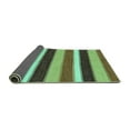 thumbnail image 2 of Ahgly Company Indoor Square Abstract Turquoise Blue Modern Area Rugs, 3' Square, 2 of 4