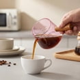 thumbnail image 3 of 2 Pcs Espresso Cups, 4 oz Espresso Shot Glasses with V-shaped Spouts and Handle, Small Cute Glass Measuring Cup, Milk Frothing Pitcher for Coffee Bar Accessories (Pink), 3 of 7