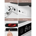 thumbnail image 6 of Portable Bluetooth CD Player with HiFi Sound & LCD Screen | Rechargeable Compact CD Player with Timer AUX/USB Support | 2000mAh Battery Home Car Travel Music Player (280g/0.62lb)​, 6 of 7