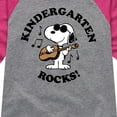 thumbnail image 3 of Peanuts - Kindergarten Rocks - Toddler And Youth Girls Raglan Graphic T-Shirt, 3 of 6