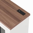 thumbnail image 3 of QinaQin Sideboard Features Storage, Glass Doors, a Built-In Power Outlet, and An Elegant Walnut Countertop. Suitable for Kitchens, Coffee Bars, Pantrys, and Living Rooms, 3 of 5