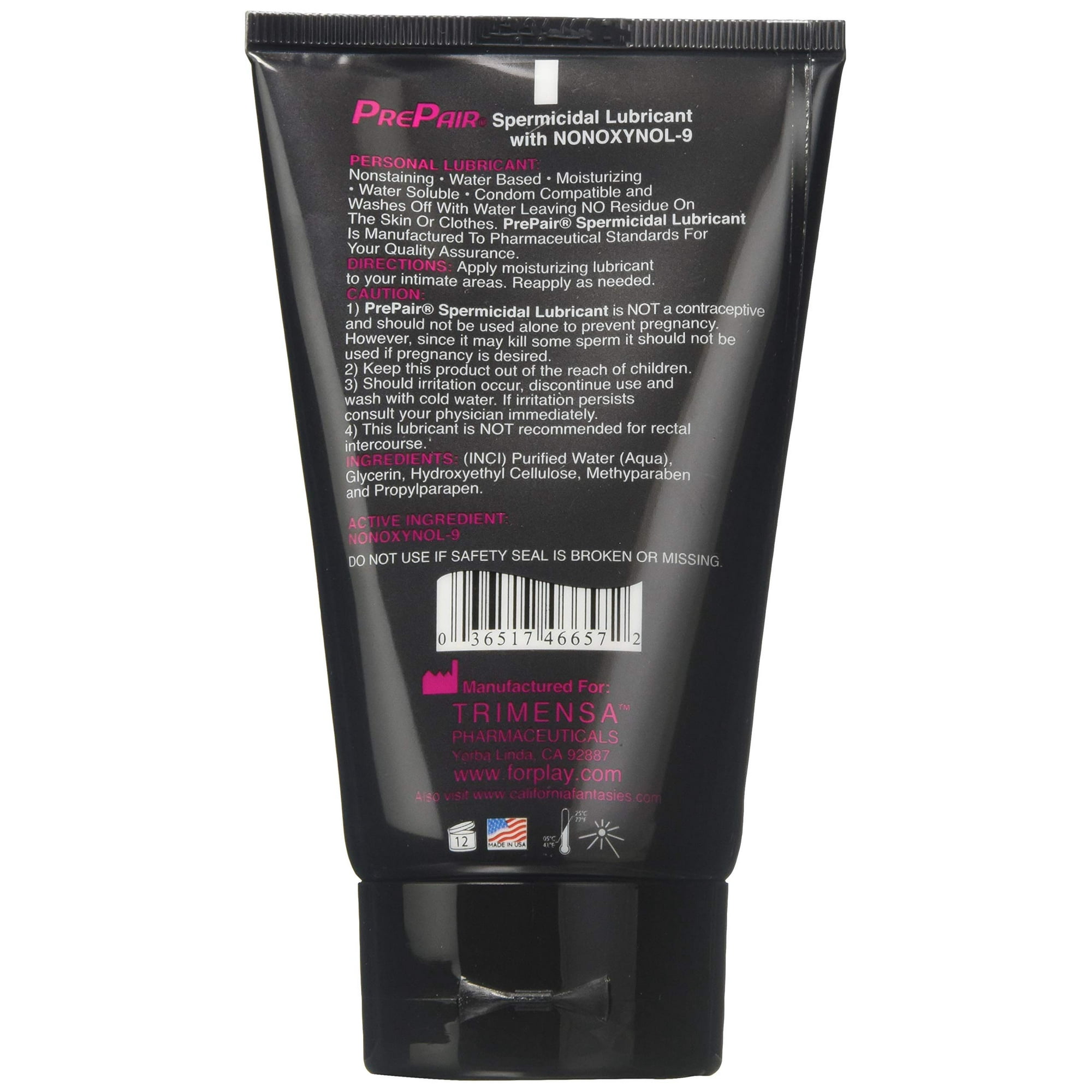 Forplay Prepair Good Lubrication Liquid, Spermicidal Water Based Personal  Lubricant, Slippery, 5.2 oz - Walmart.com