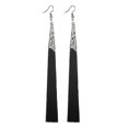 thumbnail image 2 of Pendientes largos con borlas para mujer, joyería de moda 2022, flecos colgantes bohemios, verde negruzco | Código de modelo 4957 Verde negruzco, 2 of 4