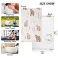 thumbnail image 6 of Yayeee 100% Cotton Hand Towels for Bathroom 16" x 28" Soft Absorbent Kitchen Towel, Gray Bears, 6 of 7