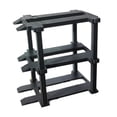 thumbnail image 4 of arctrm 1/64 Scale Vehicle Display Stand Miniature Parking Lot Sand Table Realistic Simulation Micro Landscape Garage Display Diorama 3 Layer Black, 4 of 10