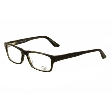 Jaguar Eyeglasses 39105 6326 Black/Olive Full Rim Optical Frame 54mm