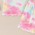 thumbnail image 6 of Baby Girl Clothes Toddler Baby Girls Summer Outfits Daisy Ruffle Short Sleeve T-Shirts Tops Floral Shorts 2Pcs Clothes Set, 6 of 6