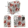 thumbnail image 4 of Floral Stand Mixer Cover, Hand Drawn Vintage Flourishing Tulip Flowers Nature Garden Theme Pattern, Kitchen Appliance Organizer Bag Cover with Pockets, 5 Quarts, Peach Green and Red, by Ambesonne, 4 of 4