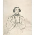 thumbnail image 2 of Théodore Chassériau 15x18 Gold Ornate Wood Frame and Double Matted Museum Art Print Titled - Count Philibert-Oscar De Ranchicourt (ca. 1836), 2 of 4