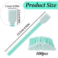 thumbnail image 2 of 100 Pcs Foam Cleaning Swab Stick, Professional Foam Cleaning Swab Sticks, 4.9" Green Square Rectangle Foams Clean Swabs Sticks for Optical Equipment, Camera, Optical Lens, Guns, 2 of 7