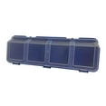 thumbnail image 2 of Colaxi Hardware Tool Box Organizer Tool Box Storage Bin 4 Compartments Screw Organizer for Hardware Small Parts Bolts Nails Workshop Blue, 2 of 8