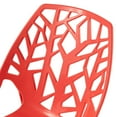 thumbnail image 3 of LeisureMod Plastic Dining Chair with Unique Cut-Out Design Stackable and Lightweight Accent Chair for Modern Home, Kitchen, Living Room Cornelia Collection, 3 of 9