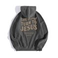 thumbnail image 3 of SIYUDAN Women's Hoodies Sweatshirts Jesus Loves You Hooded Sweatshirts Letter Print Sweatshirt Oversized Hoodies For Women Pullover Winter Outfits For Women 2025 Streetwear, 3 of 5
