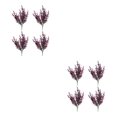thumbnail image 1 of ZheElen 4pcs Long-lasting Durability Artificial Flowers For Decoration With Realistic red lotus 2Set, 1 of 6