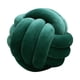 thumbnail image 3 of almohada de bola de nudo,almohada de bola de nudo suave almohada de tiro redonda de terciopelo,Cojín Decoración del hogar Almohada de felpa decorativa,Cojín anudado para cama Tejido a Verde, 3 of 9