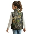 thumbnail image 2 of Garronmavis Hunting Forest Full Zip Vest Stylish Girls Outerwear Vests Winter Lightweight Sleeveless Jacket with Pocket Comfortable Fall Winter Warm Waistcoat Outerwear for Girls, 2 of 7