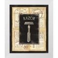 thumbnail image 3 of Charlene Audrey 4x24 White Modern Wood Framed Wall Art Titled - Grooming Razor, 3 of 5