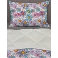 thumbnail image 3 of Flower Comforter & Sham Bedding Set, Retro Spring Floral Pattern Grunge Funky Style Inspired Colorful Daisies Bohemian, 3 pcs Duvet Set Microfiber Filling Quilt, 5 Sizes, Multicolor, by Ambesonne, 3 of 4