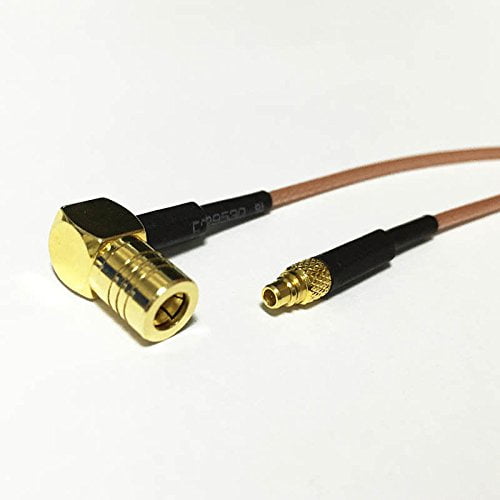 MMCX male straight to SMB female bulkhead RA pigtail cable RG178 15cm 6inch NEW Good Quality Fast USA Shipping