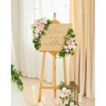 thumbnail image 7 of NOGIS Faux Flower Swag Set of 2 for Wedding Welcome Signs Floral Decorations and Wedding Reception Ceremony Signs (Pink), 7 of 7
