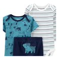 thumbnail image 2 of Conjunto Carter´s Child of Mine Niño 0-3M Perros Azul 3 Piezas, 2 of 4