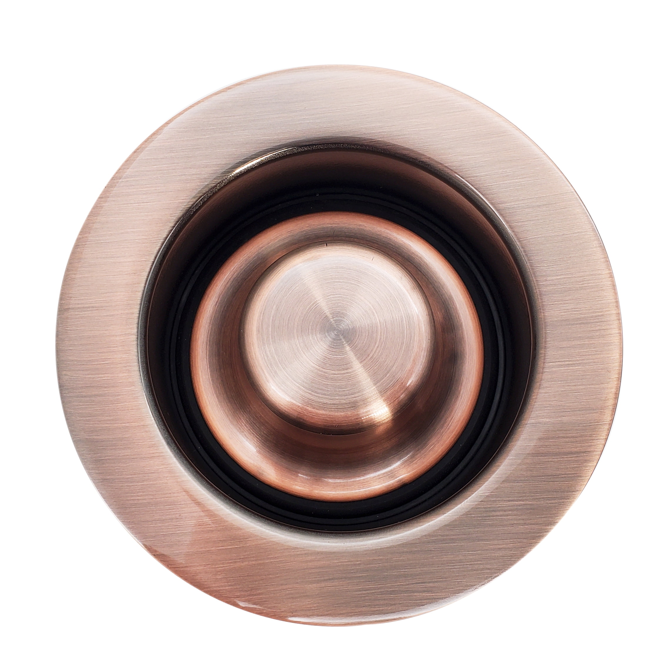 Westbrass 3-1/2" EZ-Mount Kitchen Sink Waste Disposal Drain Trim Set, Antique Copper
