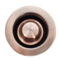thumbnail image 4 of Westbrass 3-1/2" EZ-Mount Kitchen Sink Waste Disposal Drain Trim Set, Antique Copper, 4 of 5