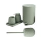 thumbnail image 5 of Juego de accesorios de baño de 5 piezas con escobilla de baño, vaso para cepillo de dientes, dispensador de jabón y jabonera para decorar tu apartamen Verde BLESIY dispensador de jabón, 5 of 6
