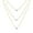 Gold, variant on ASDIIT Silver Layered Necklaces, Star Heart Teardrop Design Travel Necklace,Vintage Collarbone Chain