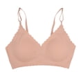thumbnail image 1 of Clearance Sale 2025 Bra Women's Comfortable Traceless Sports Bra With Ruffles For Comfortable Breathability And Fitness Without Steel Rings Bra, 1 of 4