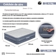 thumbnail image 2 of Colchón Inflable Queen 51cm Bestway Gris/Azul, 2 of 5