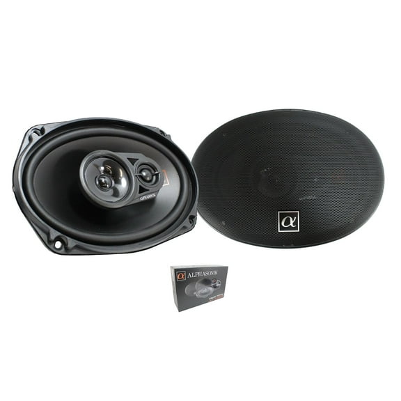 Pair of Alphasonik Neuron Series 6"x9" 420W 3 Ohm 3-Way Full Range Speaker NS693