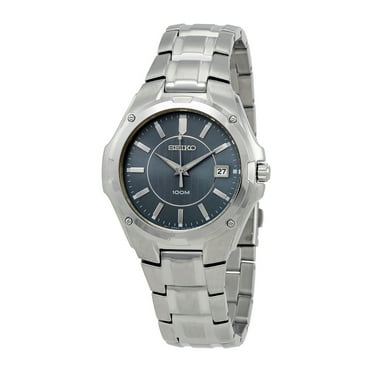 Seiko Men's SGEE59 Dress Grey Dial Stainless Steel Bracelet Watch