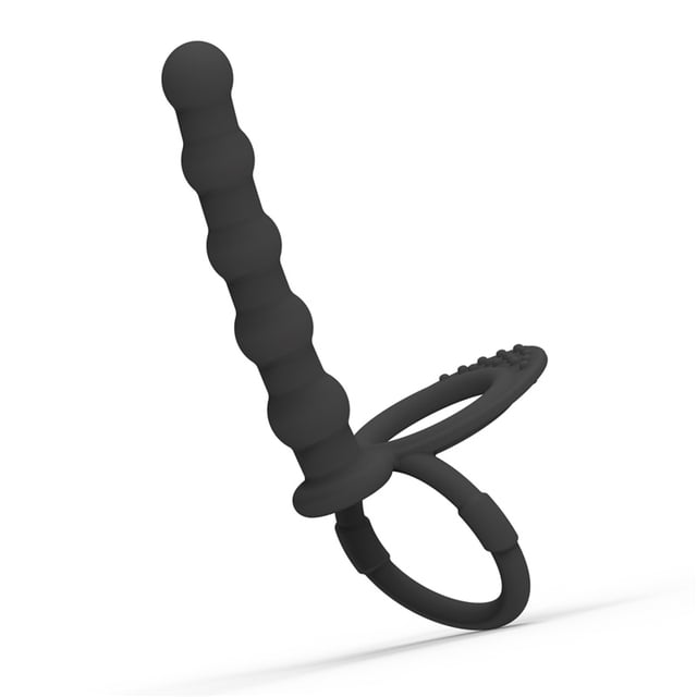 1pc Double Penetration Dildo for Women and Men - Strap On Anal Beads and G Spot Massager - Adult Sex Toy for Ultimate Pleasure