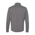 thumbnail image 3 of Adidas Mens Lightweight Quarter-Zip Pullover, 3XL, Black Heather, 3 of 3