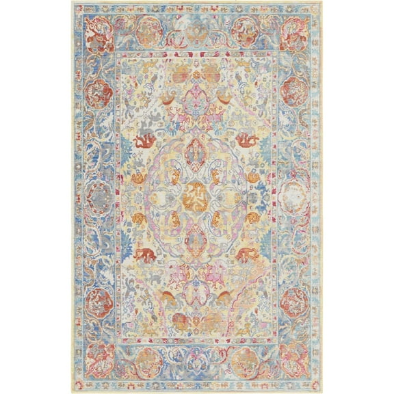 Unique Loom Austin Rectangular Traditional Area Rugs, Beige