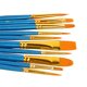 thumbnail image 5 of EeaseMX Juego de 10 pinceles de madera con cerdas de nailon y perlas azules (azul), 5 of 8