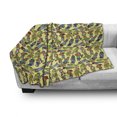 thumbnail image 3 of Hip Hop Soft Flannel Fleece Throw Blanket, Cartoon Hip Hop Boys and Girls in Colorful Underground Fashion Clothes, Cozy Plush for Indoor and Outdoor Use, 70" x 90", Multicolor, by Ambesonne, 3 of 6