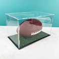 thumbnail image 3 of Display case with stand for collection, basketball, volleyball, football, acrylic, transparent football showcase black underside Ref: 3509, 3 of 5