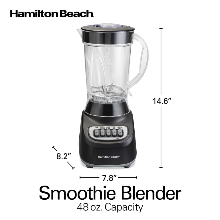 Hamilton Beach Commercial ブレンダー 約48オンス Hamilton Beach 48 oz Smoothie Blender for Kitchen, 48 oz Jar for