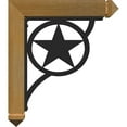 thumbnail image 3 of 4"W x 14"D x 16"H Austin Arts & Crafts Ironcrest Rough Sawn Bracket, Western Red Cedar (2"W x 10"D x 12"H Iron Bracket), 3 of 5